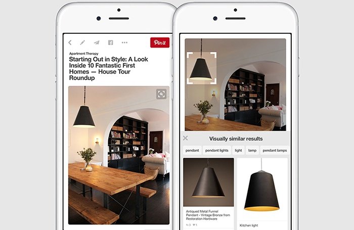 AI Pinterest Visual Search Example