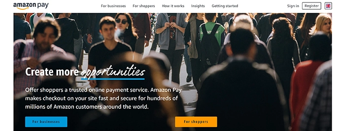 Amazon Pay Website