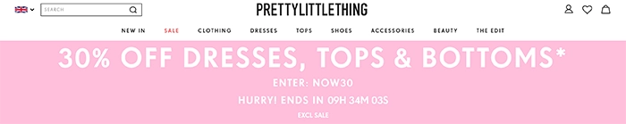 Pretty Little Thing Promotion