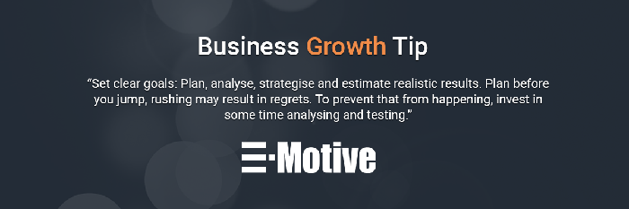 Business Growth Tip Motive