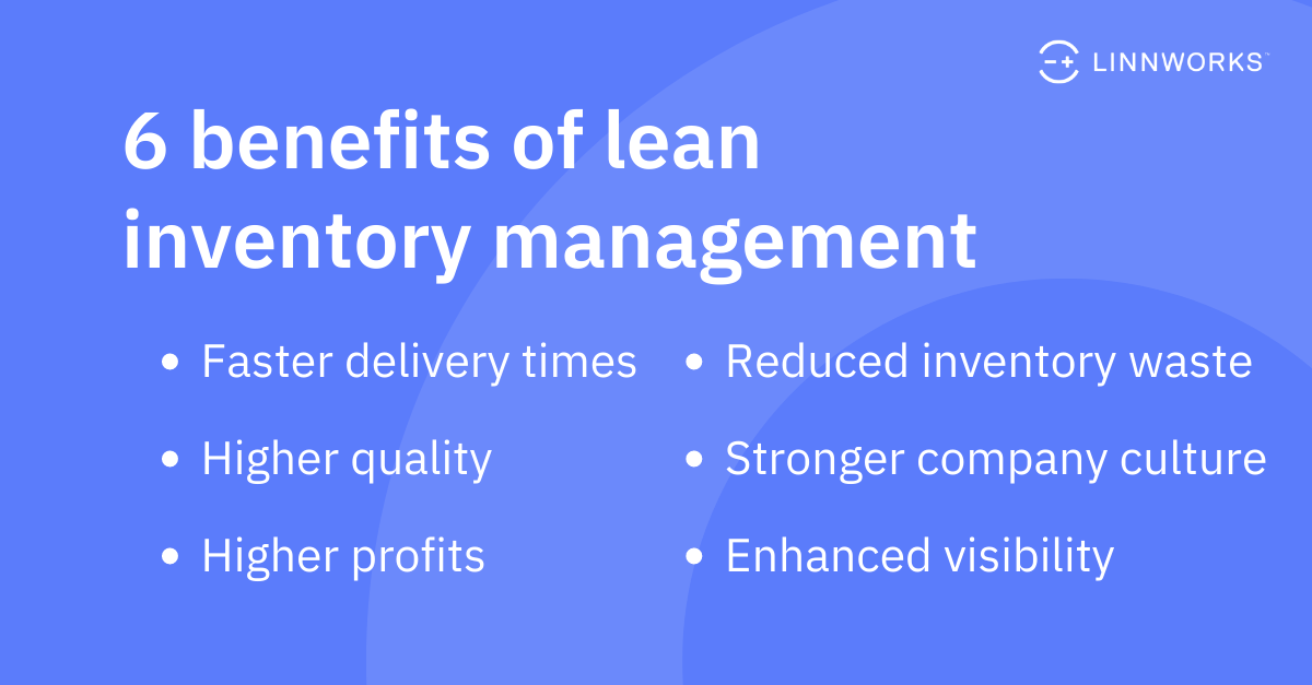 6 benefits of lean inventory management 